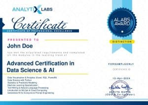 AnalytixLabs Certification